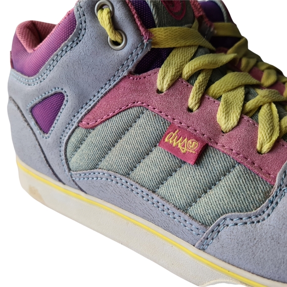 DVS Size US10 HAYES MID SP Womens Colourful Streetwear Fashion Sneakers - Picture 8 of 16